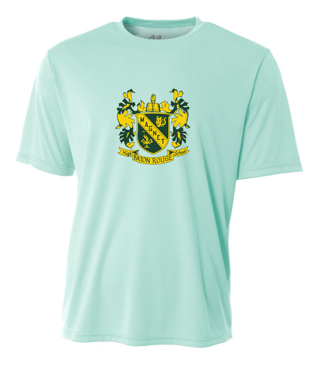 A4 BRMHS Logo Performance Crew BRMHS Soccer Pastel Mint Mens Small - Third Coast Soccer