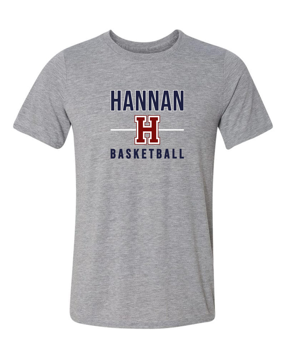 Hannan Basketball Short-Sleeve T-Shirt Hannan Basketball 24 Sport Grey Youth Small - Third Coast Soccer