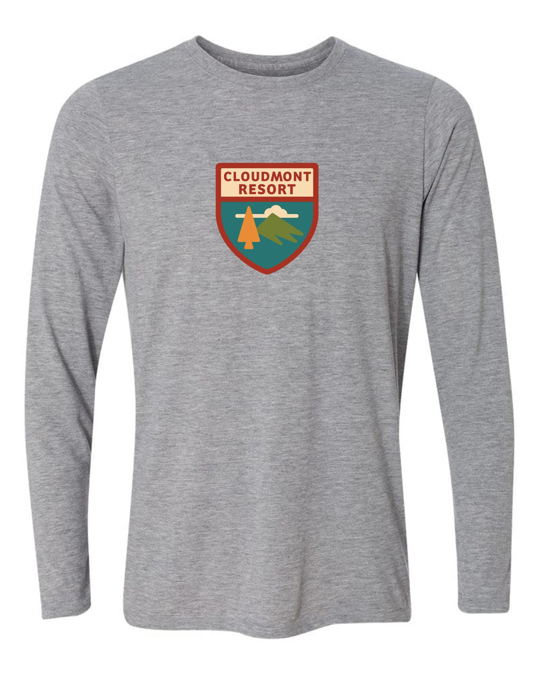 Cloudmont Resort Long-Sleeve T-Shirt Cloudmont Resort Sport Grey Youth Small - Third Coast Soccer