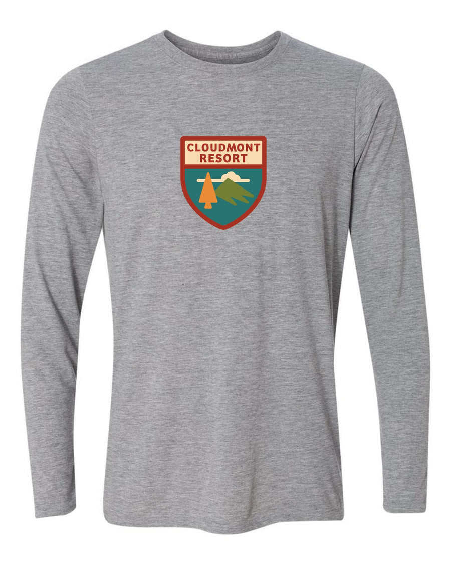 Cloudmont Resort Long-Sleeve T-Shirt Cloudmont Resort Sport Grey Youth Small - Third Coast Soccer