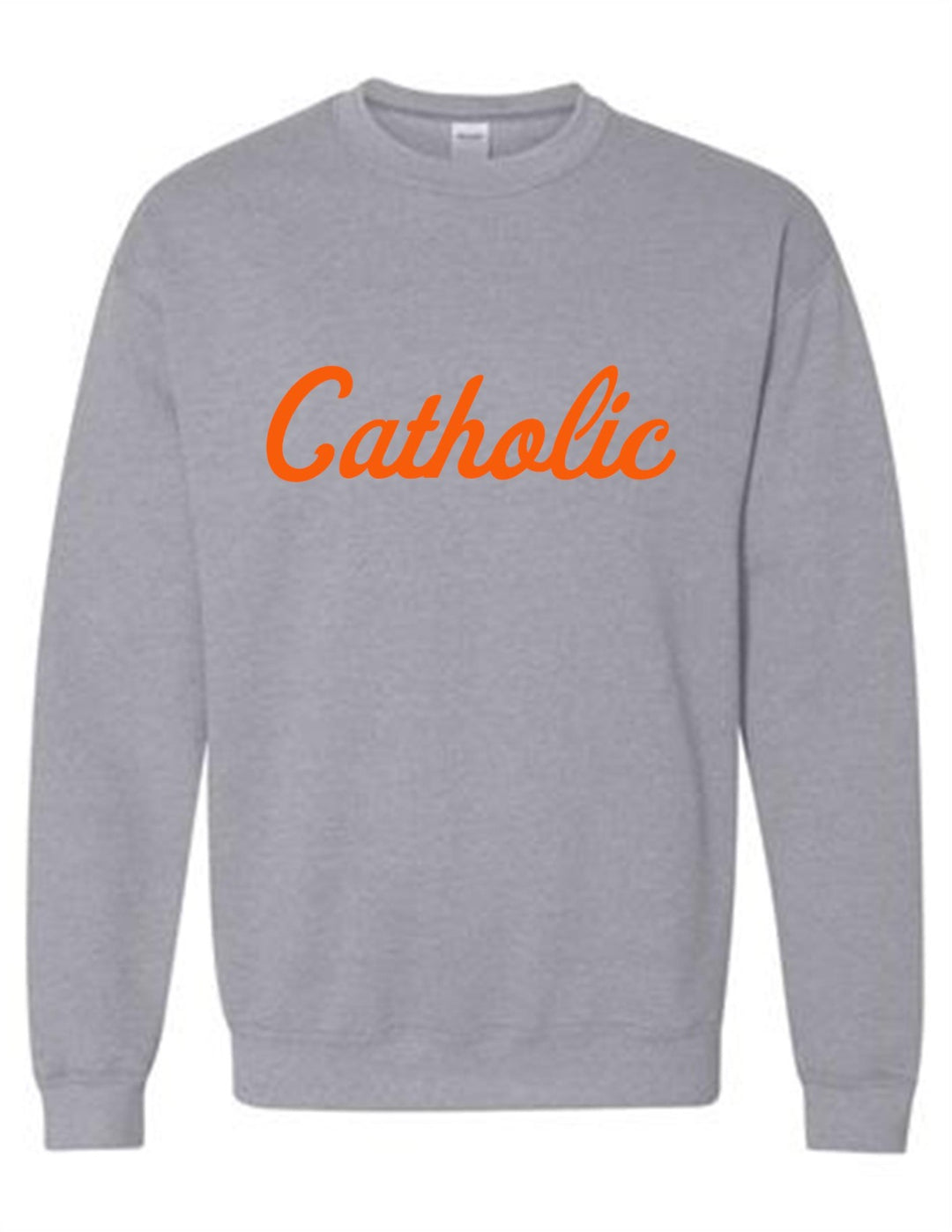 Catholic Soccer Crewneck Sweatshirt - Grey