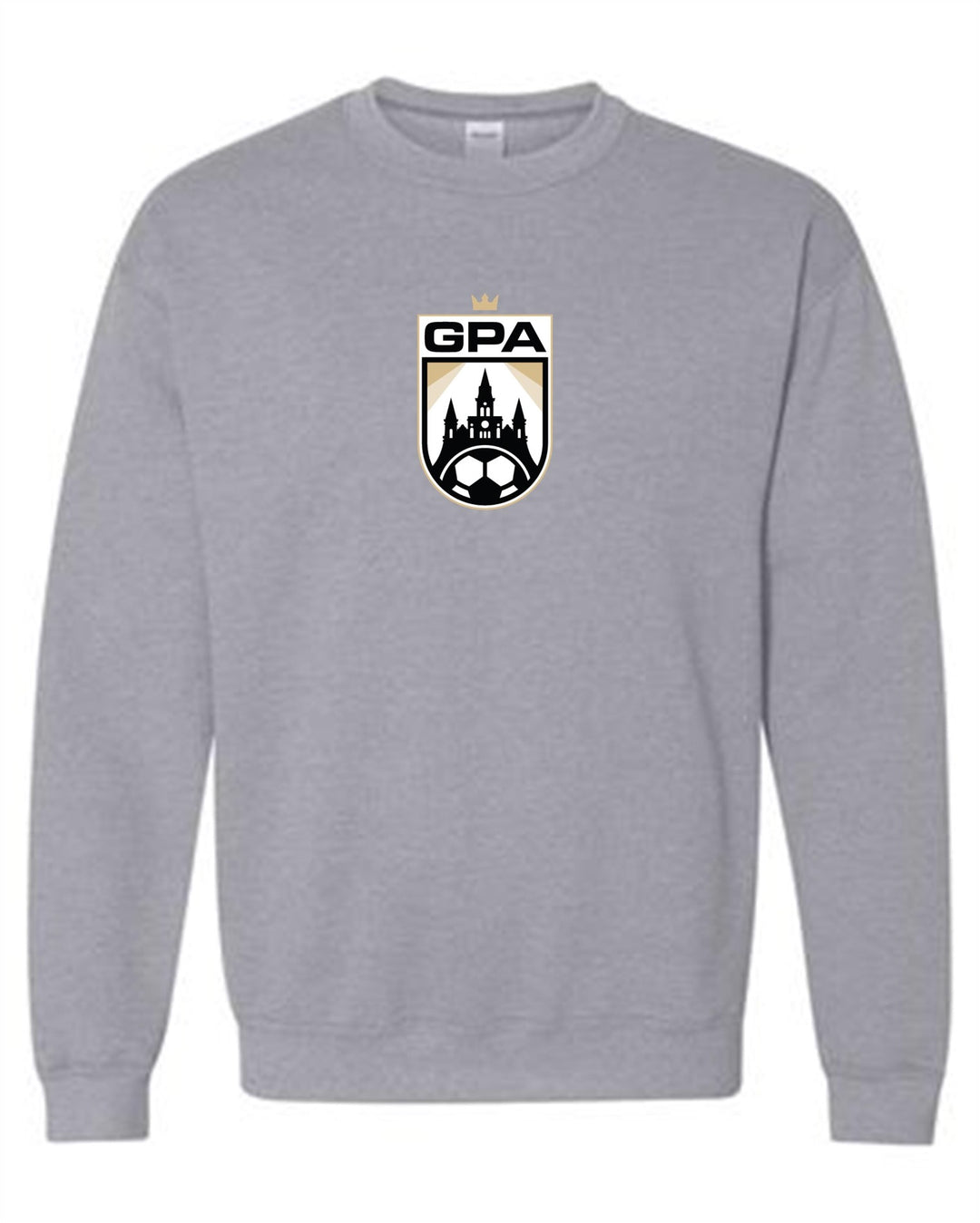 GPA Logo Crewneck Sweatshirt GPA Spiritwear Sport Grey Youth Small - Third Coast Soccer