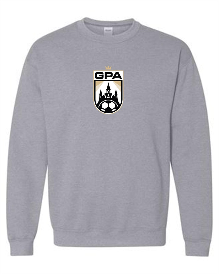 GPA Logo Crewneck Sweatshirt GPA Spiritwear Sport Grey Youth Small - Third Coast Soccer