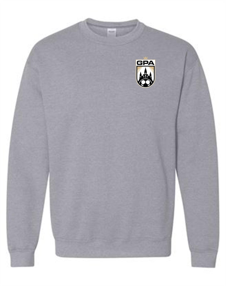GPA Logo Crewneck Sweatshirt GPA Spiritwear Sport Grey Youth Small - Third Coast Soccer