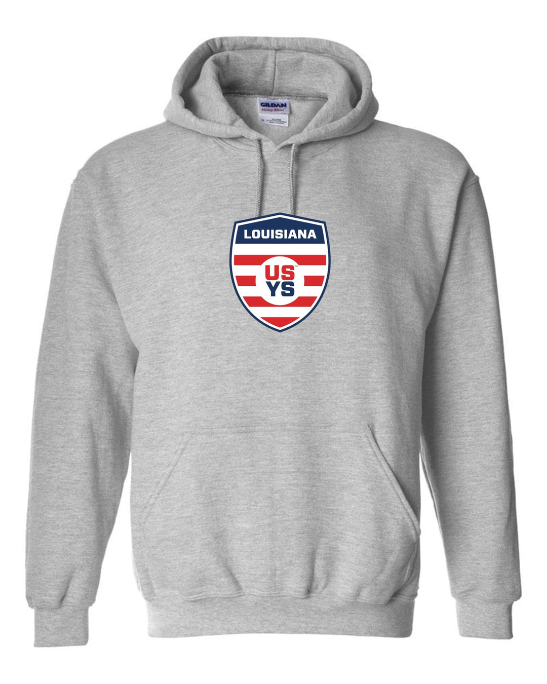 Louisiana Select USYS Hoody LA ODP Spiritwear Sport Grey Youth Small - Third Coast Soccer