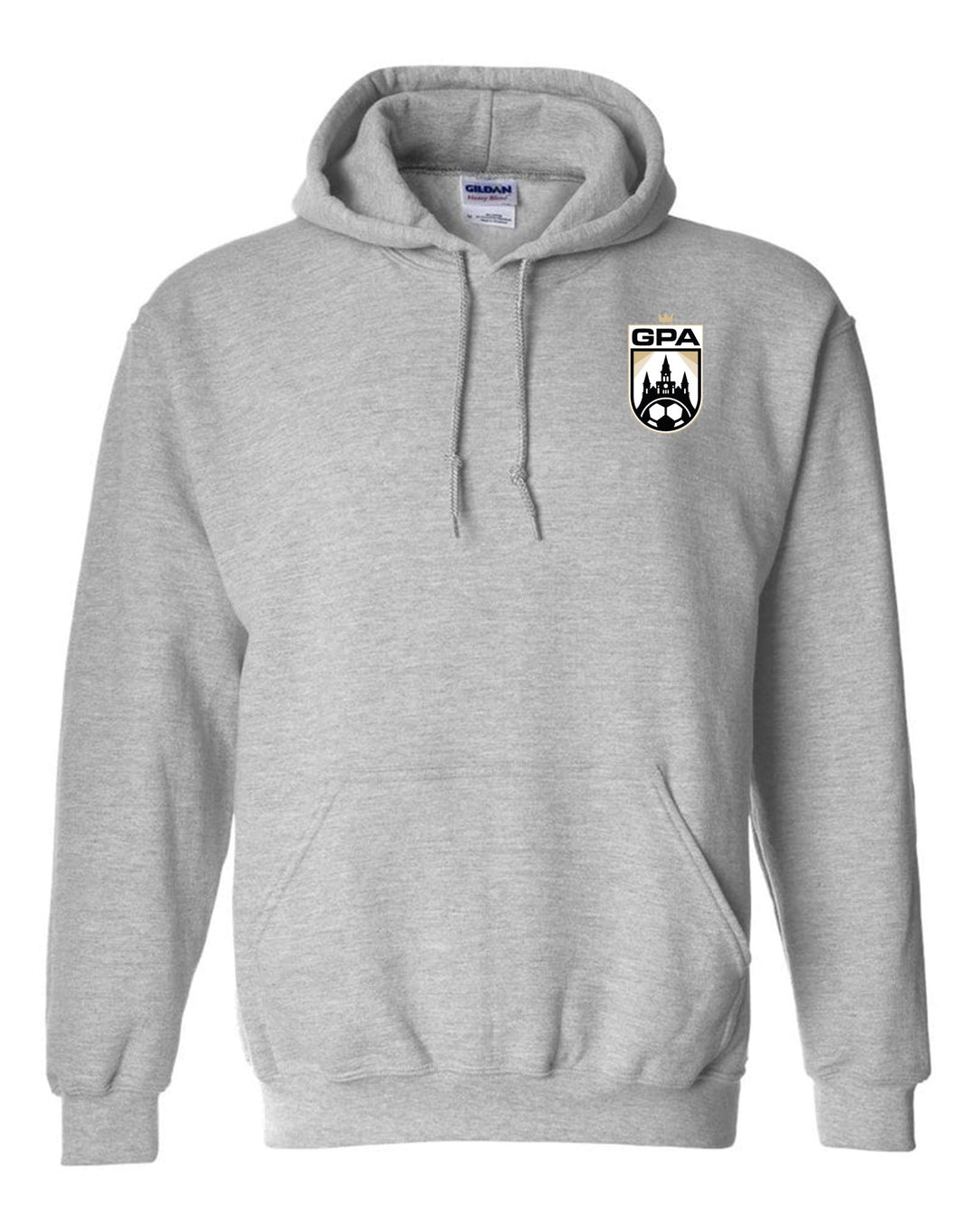 GPA Logo Hooded Sweatshirt GPA Spiritwear Sport Grey Youth Small - Third Coast Soccer