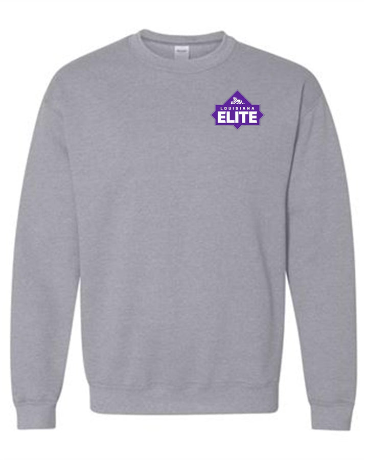 Louisiana Elite Crew Neck Sweatshirt Louisiana Elite Spiritwear Sport Grey Youth Small - Third Coast Soccer