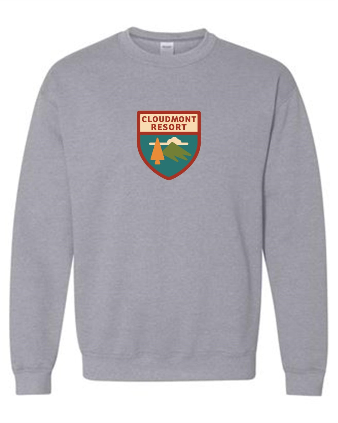 Cloudmont Resort Crewneck Sweatshirt Cloudmont Resort Sport Grey Youth Small - Third Coast Soccer