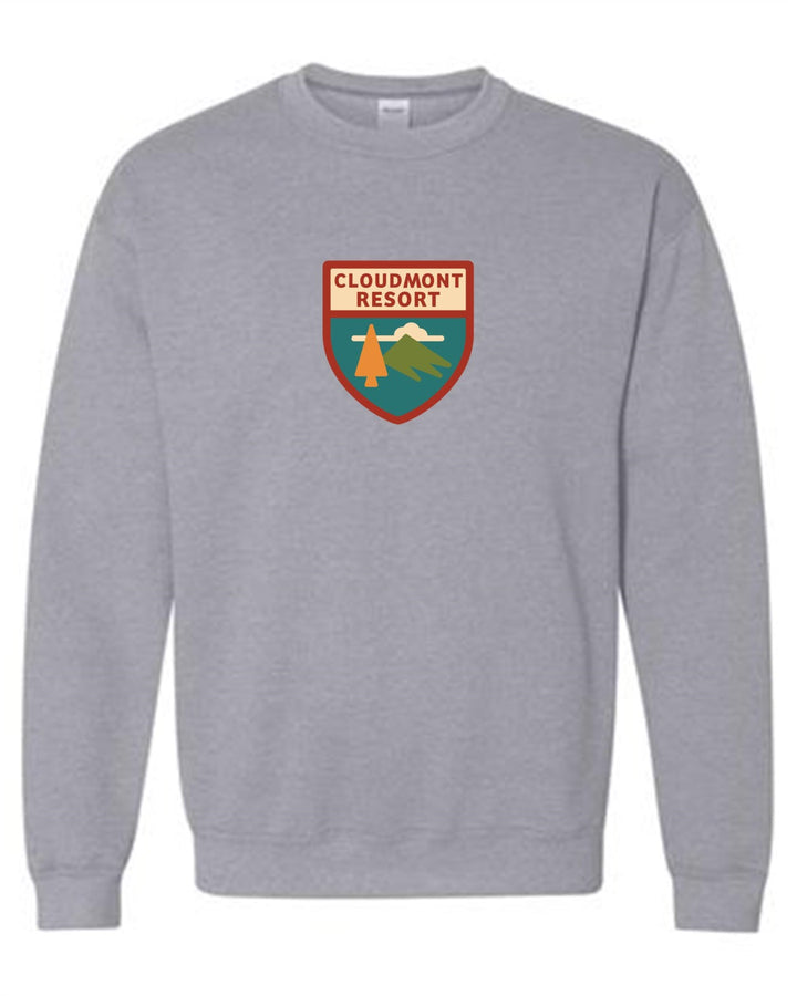 Cloudmont Resort Crewneck Sweatshirt Cloudmont Resort Sport Grey Youth Small - Third Coast Soccer