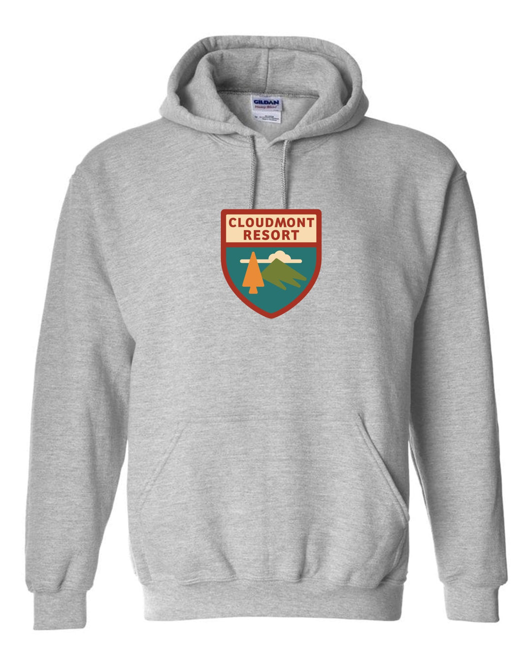 Cloudmont Resort Hooded Sweatshirt Cloudmont Resort Sport Grey Youth Small - Third Coast Soccer