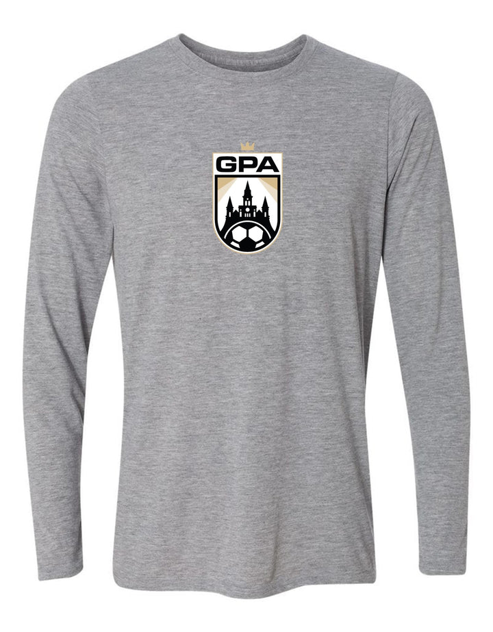 GPA Long-Sleeve T-Shirt GPA Spiritwear Sport Grey Mens Small - Third Coast Soccer