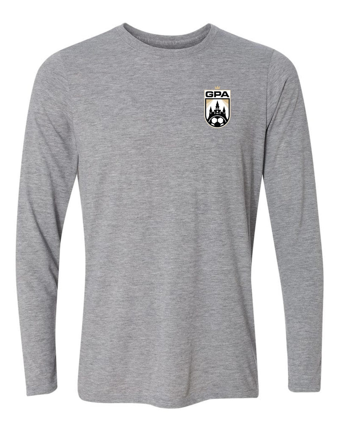GPA Long-Sleeve T-Shirt GPA Spiritwear Sport Grey Mens Small - Third Coast Soccer