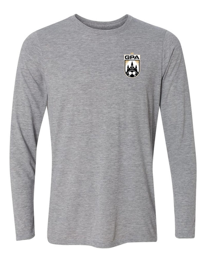 GPA Long-Sleeve T-Shirt GPA Spiritwear Sport Grey Mens Small - Third Coast Soccer