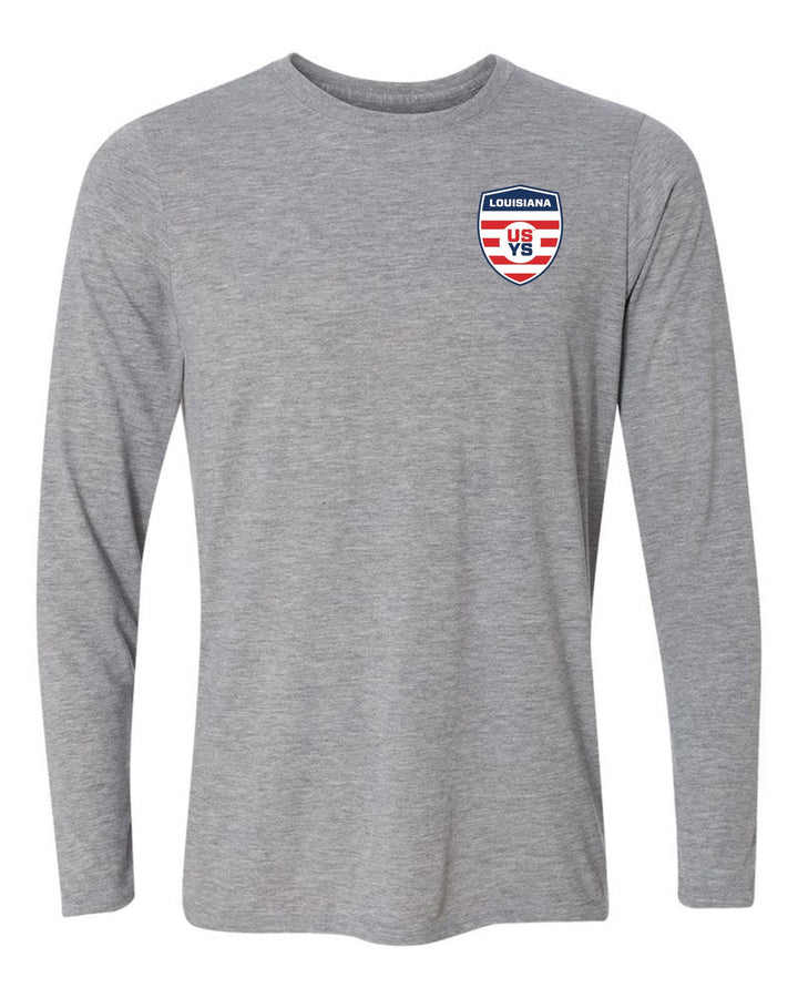 LA Select USYS Long-Sleeve T-Shirt LA ODP Spiritwear Sport Grey Mens Small - Third Coast Soccer