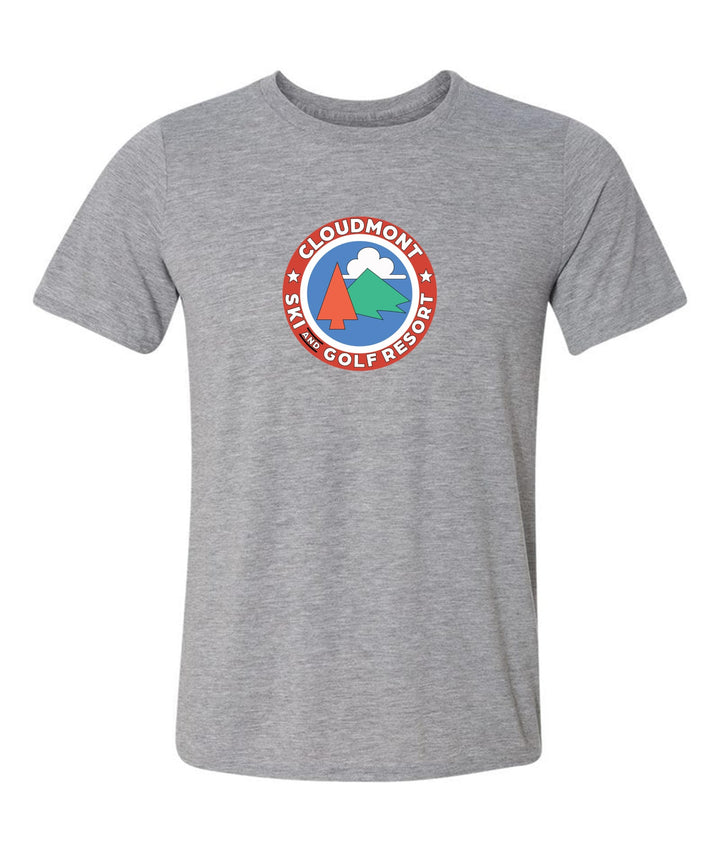Cloudmont Ski and Golf Resort Short-Sleeve T-Shirt Ski and Golf Resort Sport Grey Youth Small - Third Coast Soccer