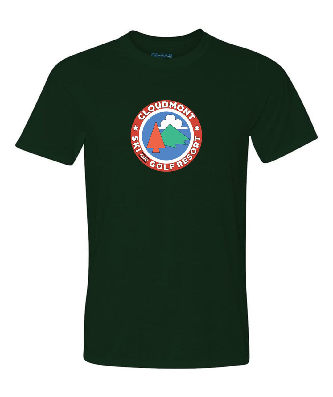 Cloudmont Ski and Golf Resort Short-Sleeve T-Shirt Ski and Golf Resort Forrest Youth Small - Third Coast Soccer