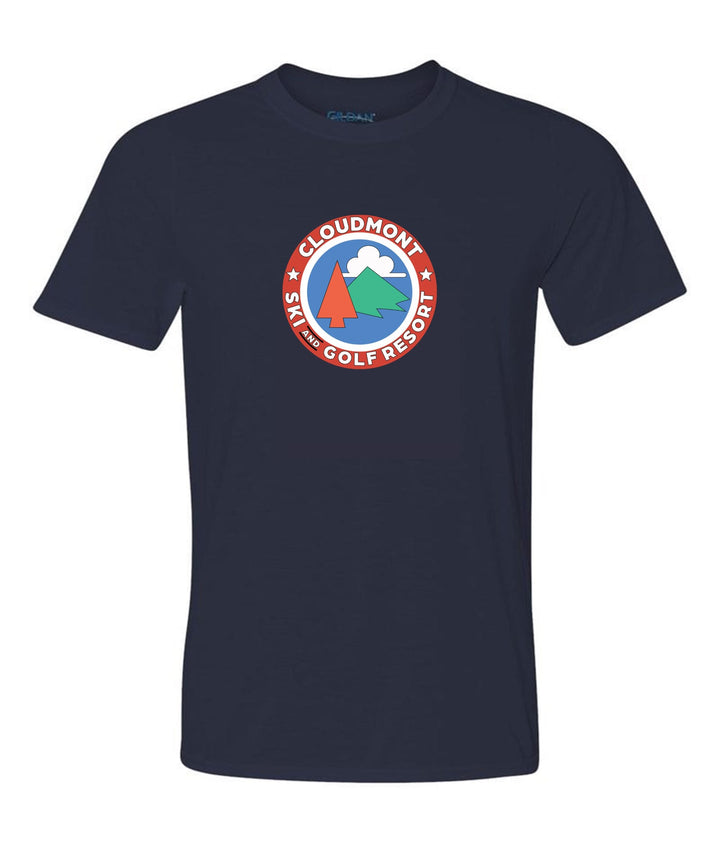 Cloudmont Ski and Golf Resort Short-Sleeve T-Shirt Ski and Golf Resort Navy Youth Small - Third Coast Soccer