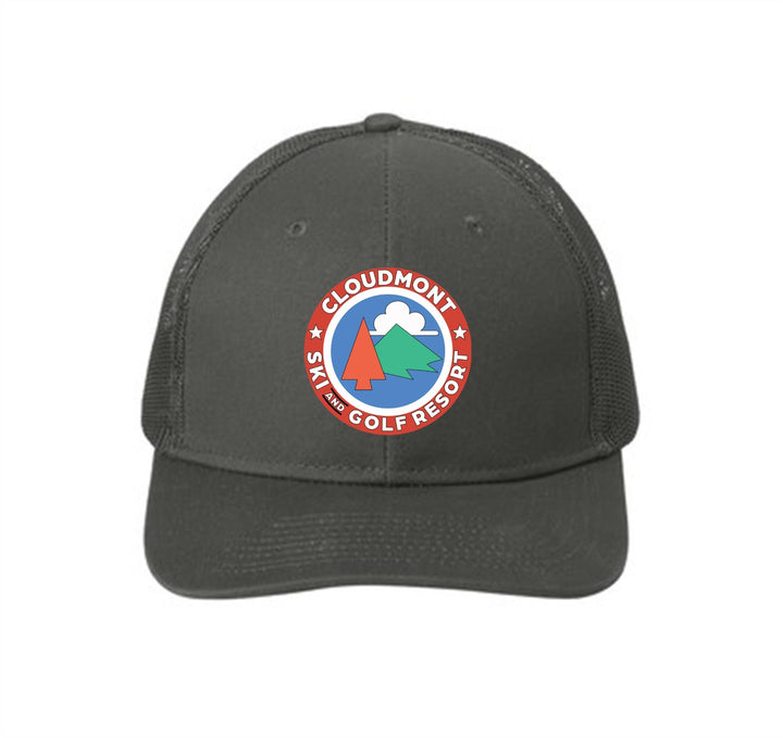 Cloudmont Ski and Golf Trucker Hat Ski and Golf Resort Steel Grey - Third Coast Soccer