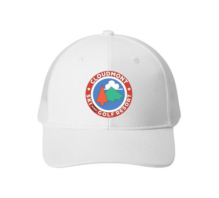 Cloudmont Ski and Golf Trucker Hat Ski and Golf Resort White - Third Coast Soccer