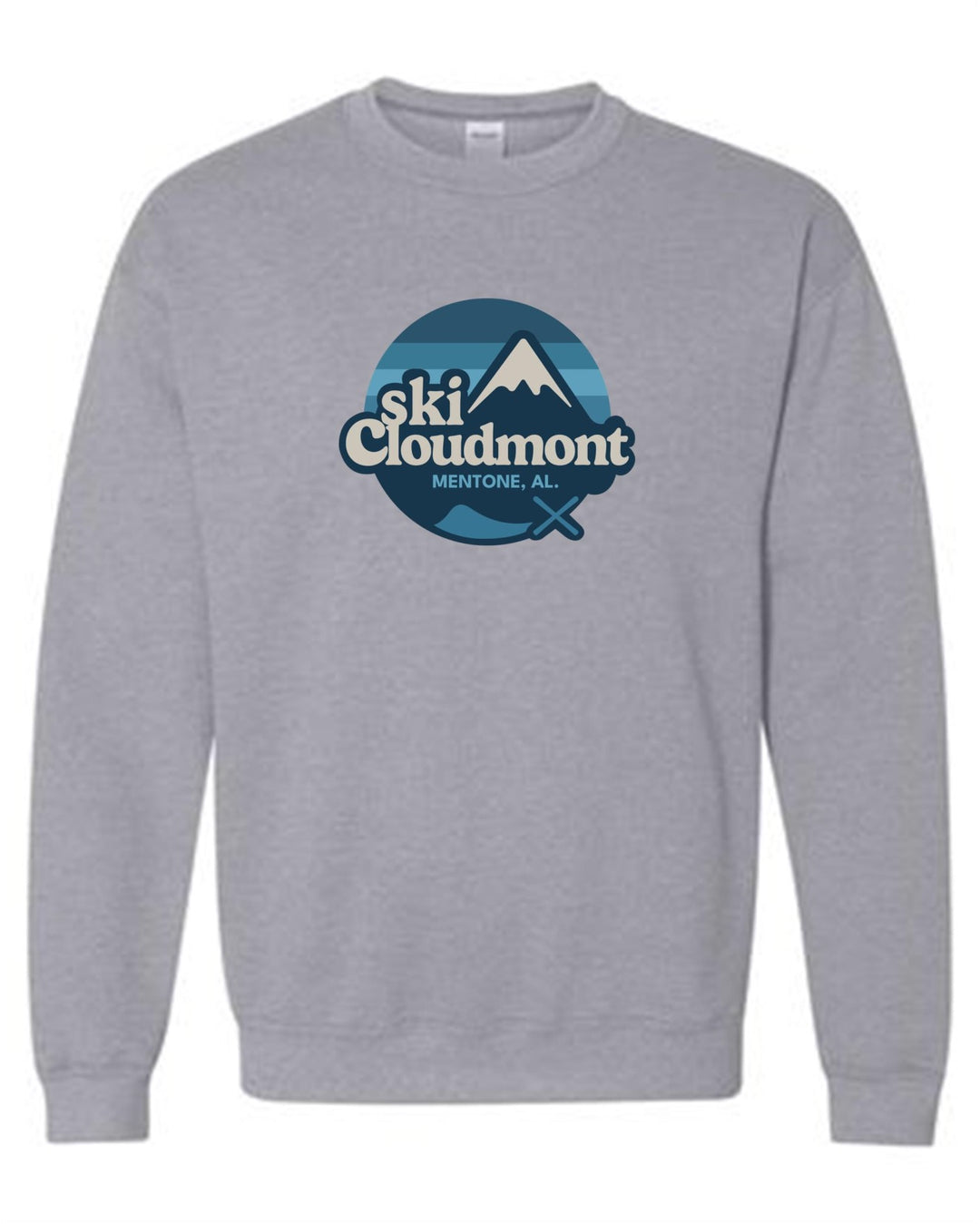 Ski Cloudmont Crewneck Sweatshirt Ski Cloudmont Sport Grey Youth Small - Third Coast Soccer