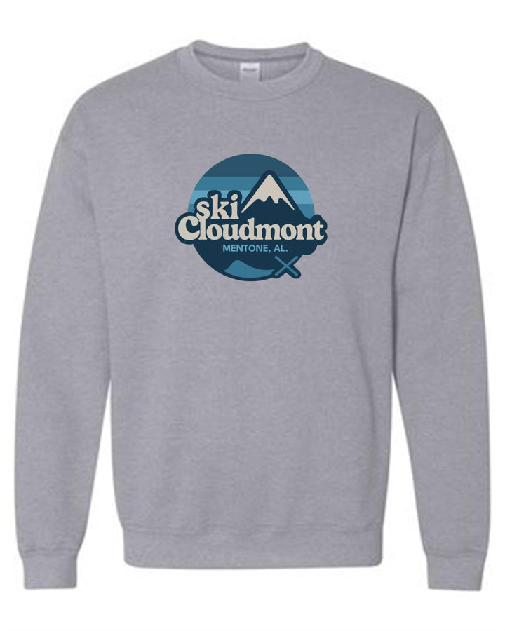 Ski Cloudmont Crewneck Sweatshirt Ski Cloudmont Sport Grey Youth Small - Third Coast Soccer