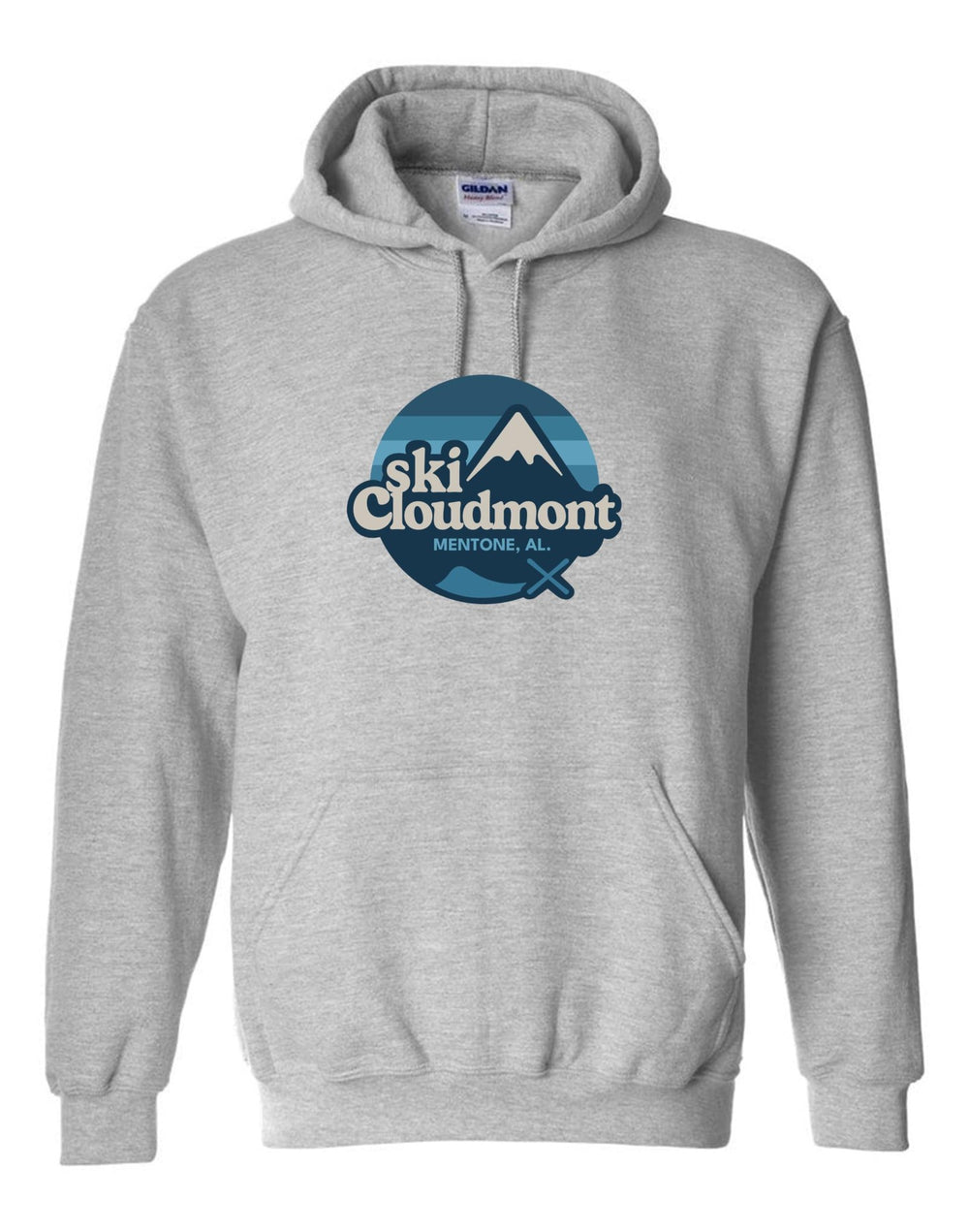 Ski Cloudmont Hooded Sweatshirt Ski Cloudmont Sport Grey Youth Small - Third Coast Soccer