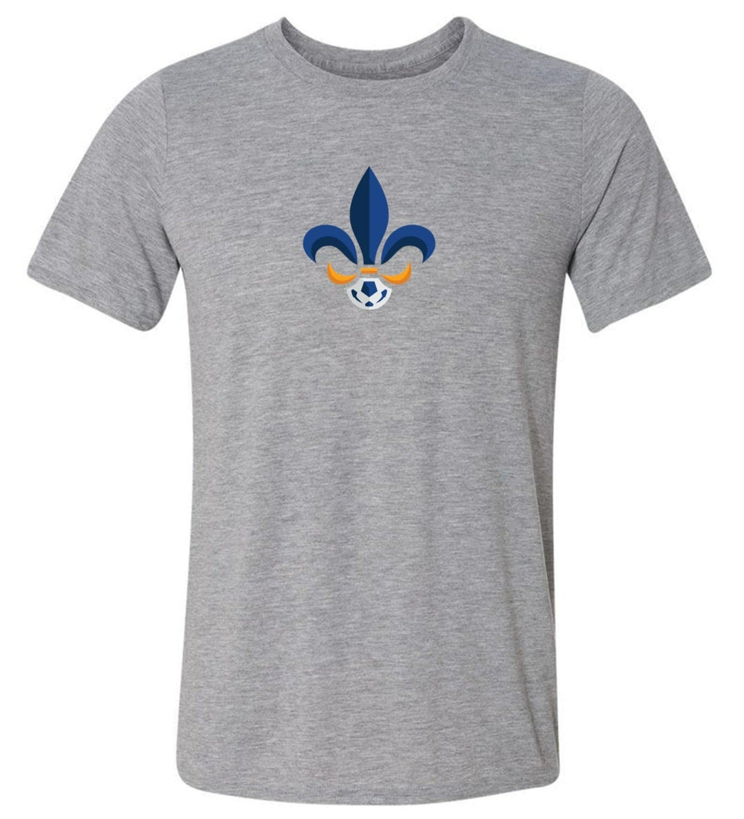 Louisiana Select Short-Sleeve T-Shirt LA ODP Spiritwear Sport Grey Mens Small - Third Coast Soccer