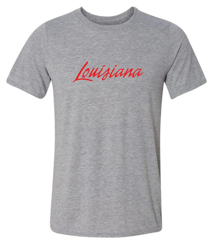 Louisiana Select LA Short-Sleeve T-Shirt LA ODP Spiritwear Sport Grey Mens Small - Third Coast Soccer
