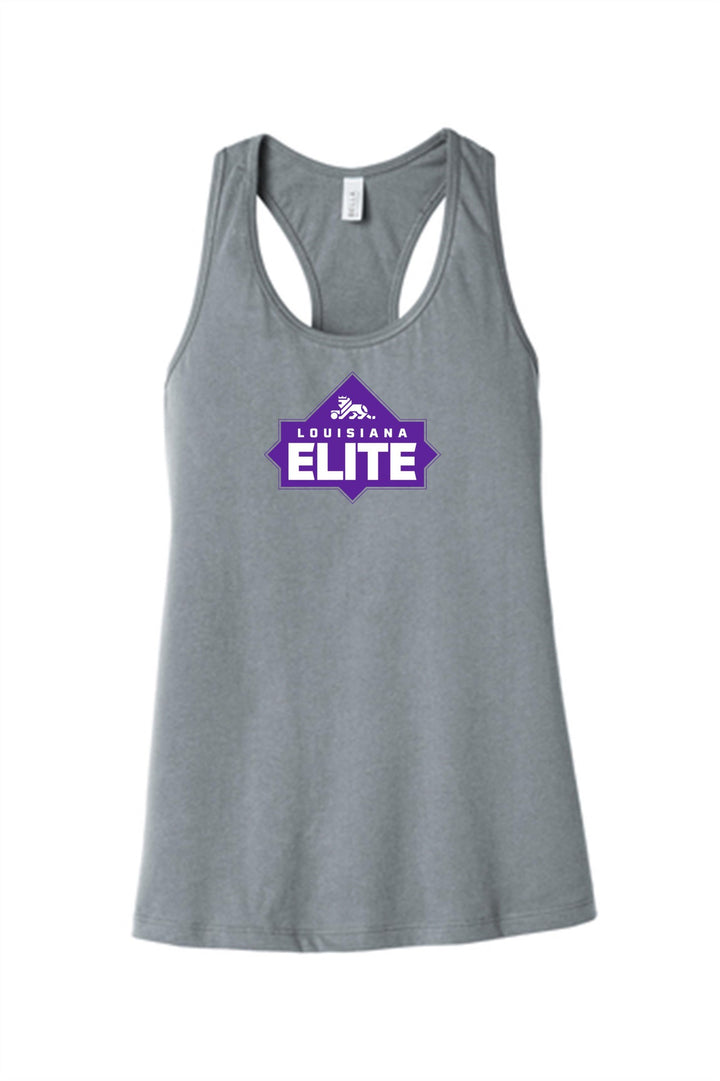 Louisiana Elite Women's Racerback Tank Louisiana Elite Spiritwear Athletic Heather Womens Small - Third Coast Soccer