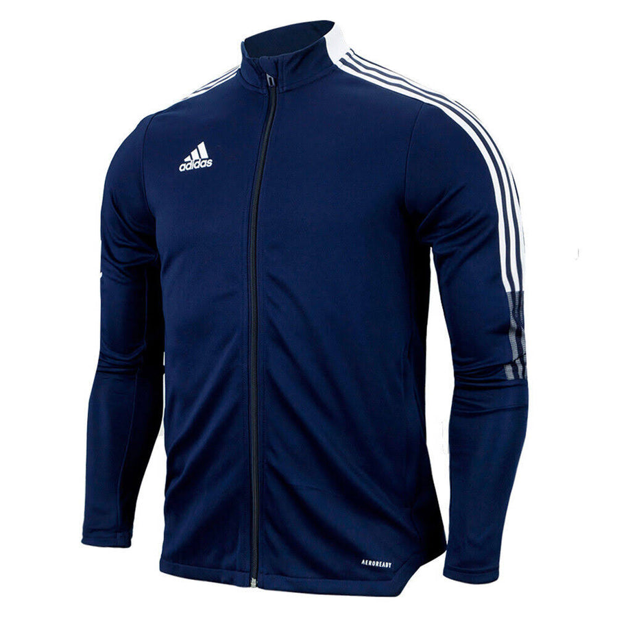 adidas Tiro 21 Track Jacket - Navy/White Jackets   - Third Coast Soccer