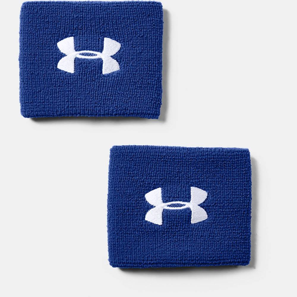 Under Armour Men's 3" Performance Wristband - Royal/White Player Accessories   - Third Coast Soccer