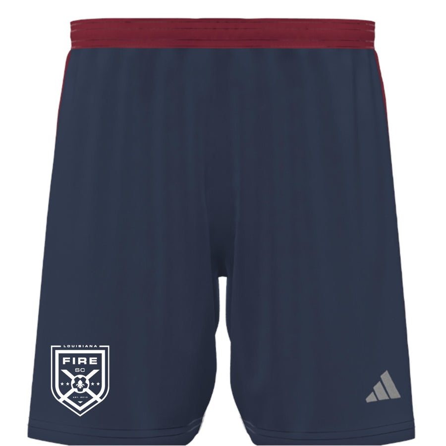 adidas Custom ECNL Men's Entrada 22 Short - Navy/Red ECNL 25 - Third Coast Soccer
