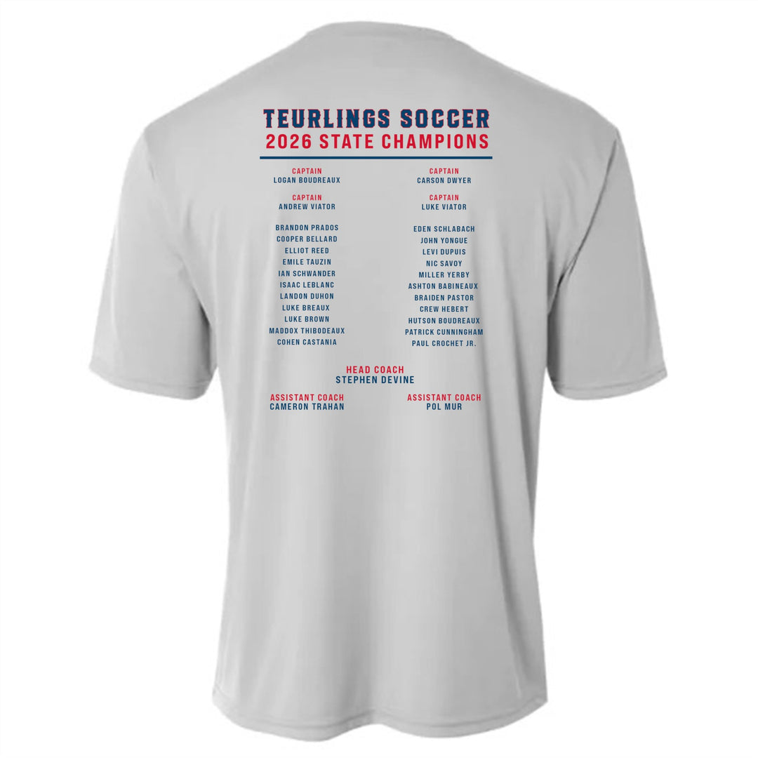 A4 Teurlings State Champions 2026 Shirt TCHS 26 - Third Coast Soccer