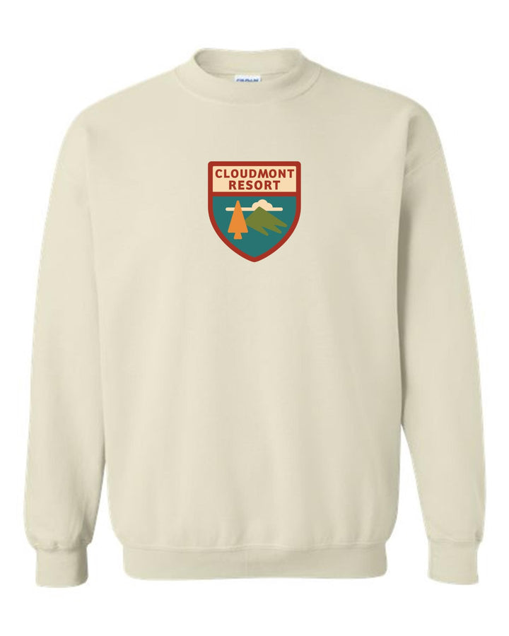 Cloudmont Resort Crewneck Sweatshirt Cloudmont Resort Sand Youth Small - Third Coast Soccer