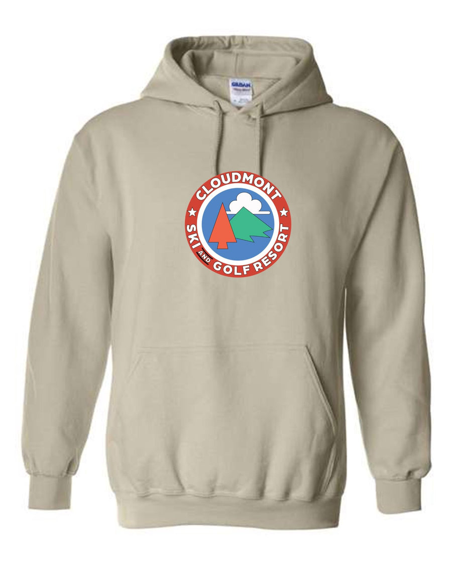 Cloudmont Ski and Golf Resort Hooded Sweatshirt Ski and Golf Resort Sand Youth Small - Third Coast Soccer