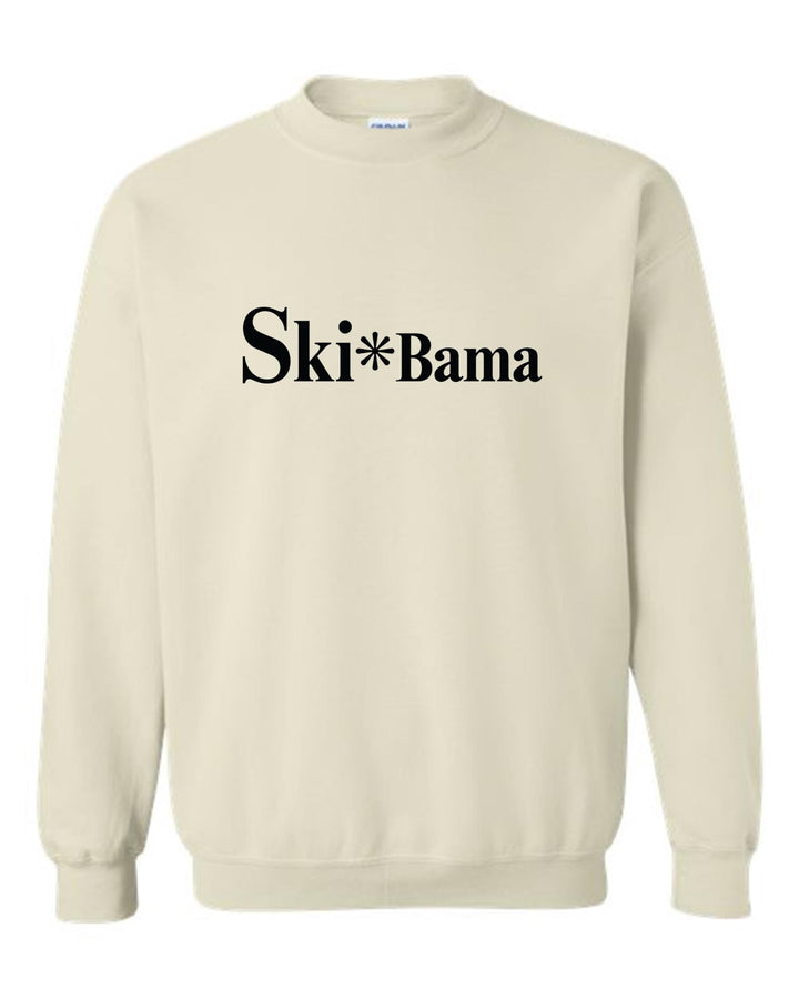 Ski Bama Crewneck Sweatshirt Ski Bama Sand Youth Small - Third Coast Soccer
