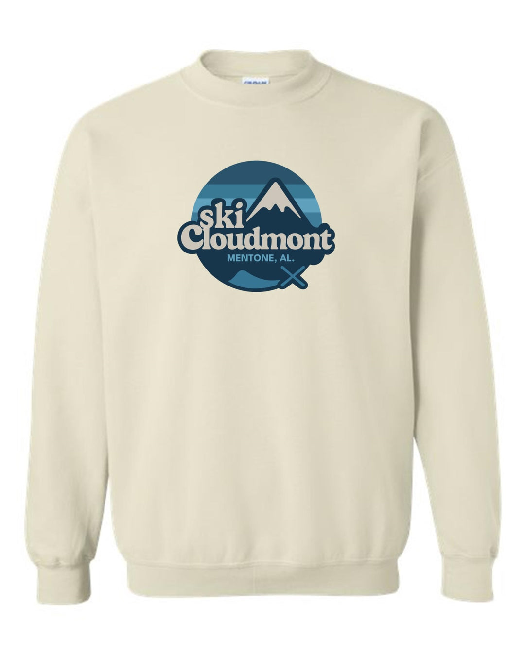 Ski Cloudmont Crewneck Sweatshirt Ski Cloudmont Sand Youth Small - Third Coast Soccer