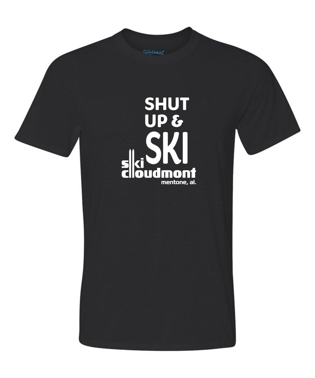 Shut Up & Ski Short-Sleeve T-Shirt Shut up & ski Black Youth Small - Third Coast Soccer