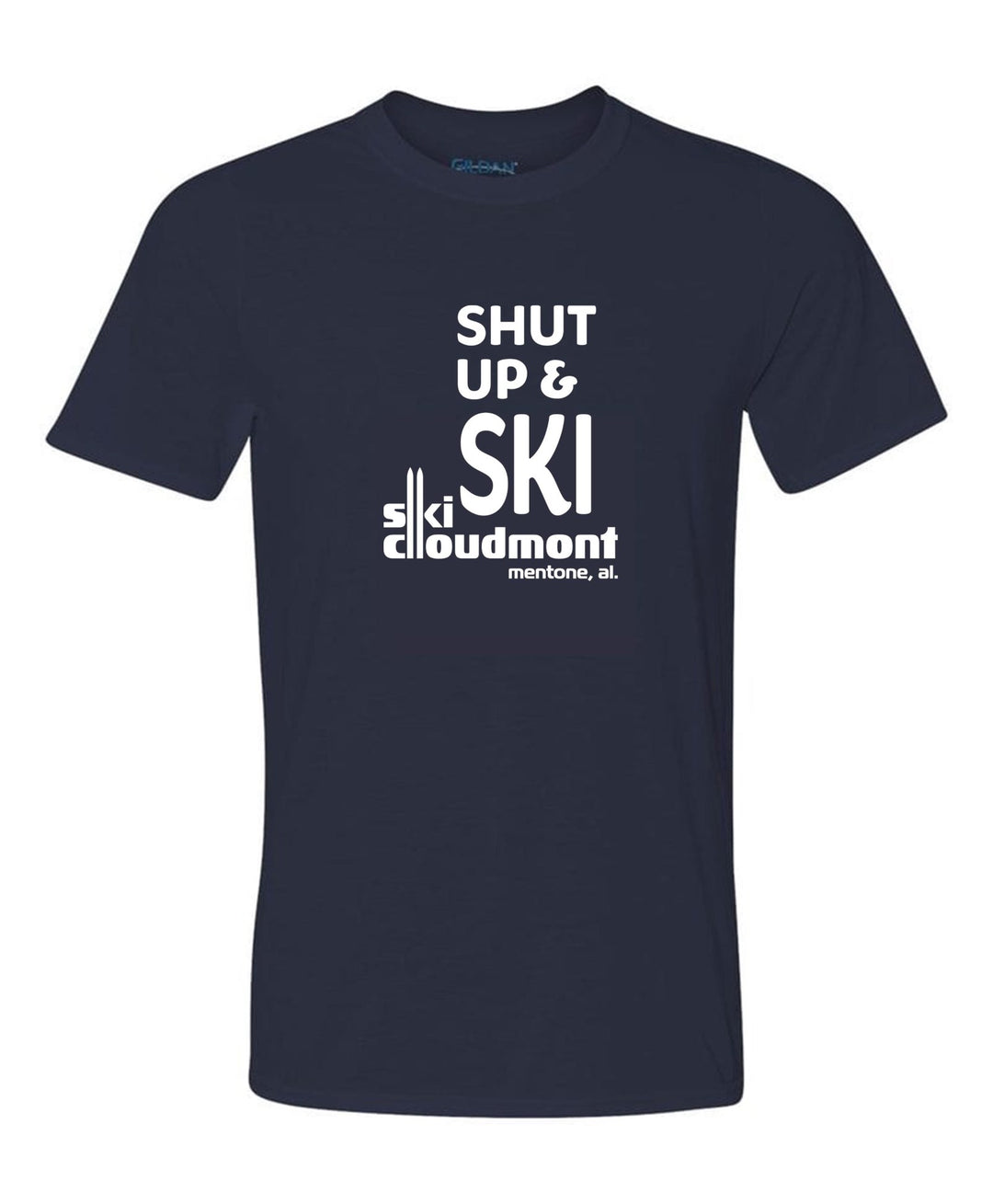 Shut Up & Ski Short-Sleeve T-Shirt Shut up & ski Navy Youth Small - Third Coast Soccer