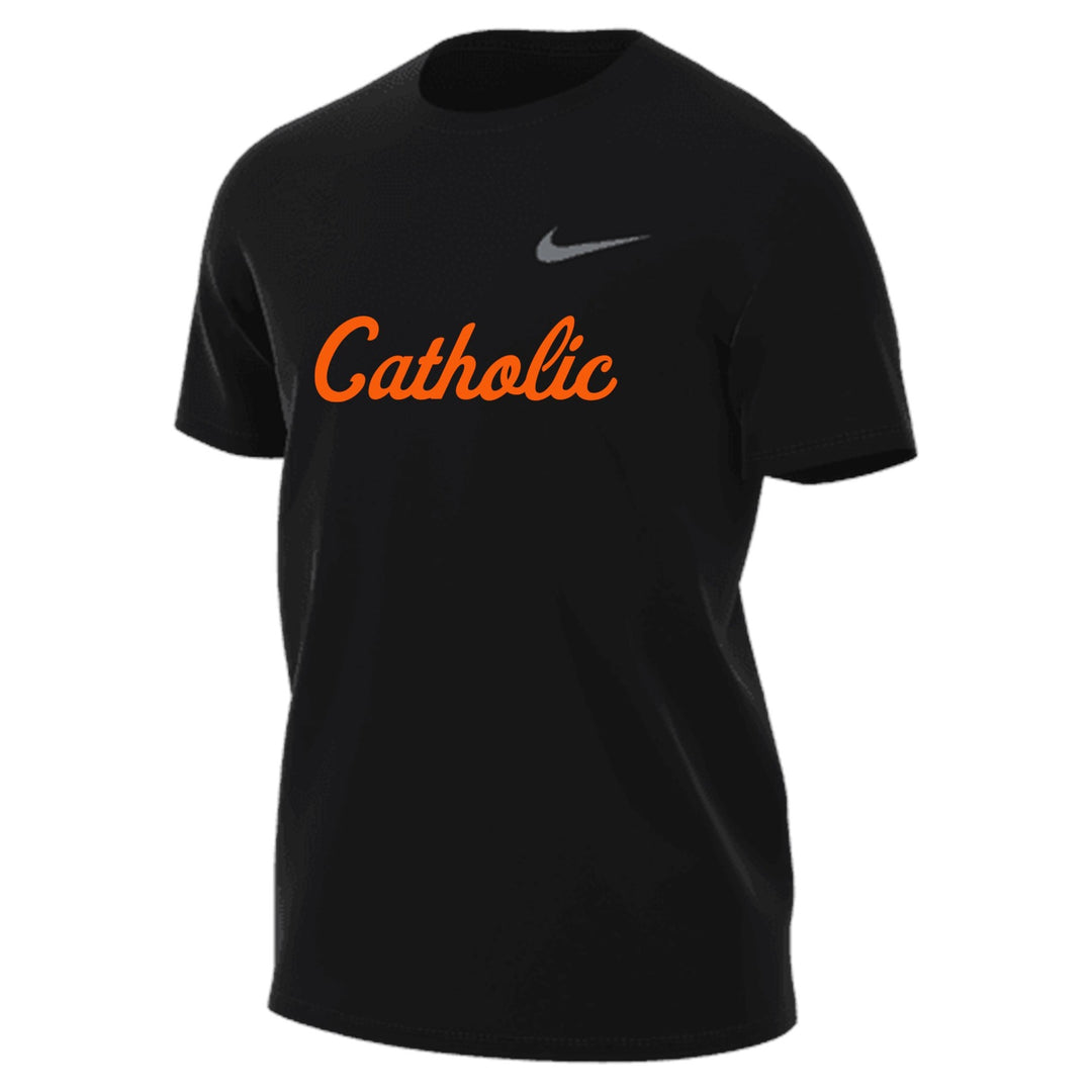 Nike Catholic BR Legend SS Top - Black