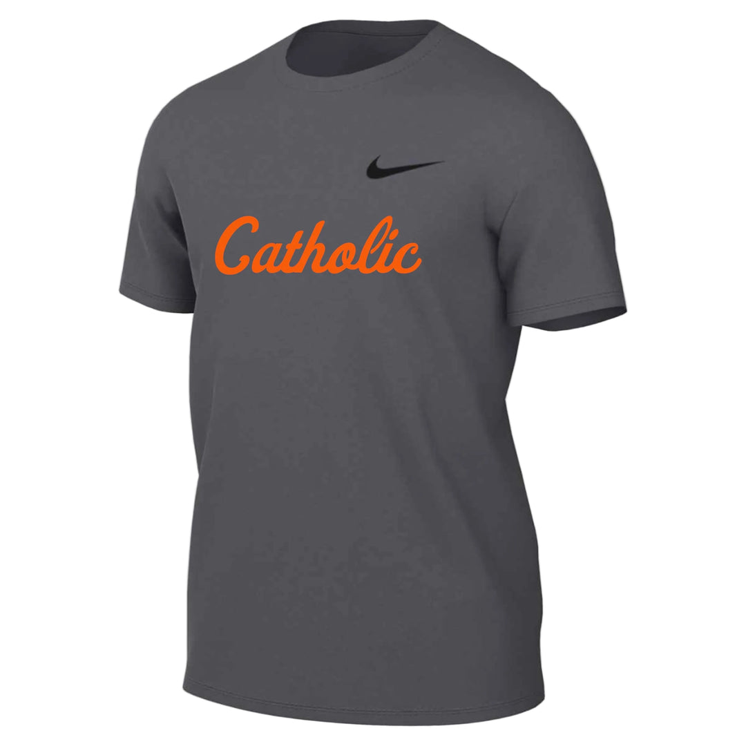 Nike Catholic BR Legend SS Top - Grey