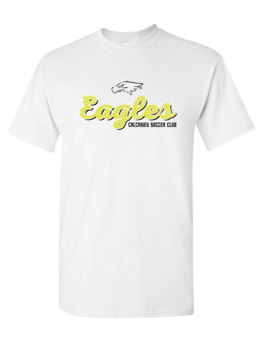 Calcasieu Soccer Club Eagles Short-Sleeve T-Shirt CSC Spiritwear White Youth Small - Third Coast Soccer