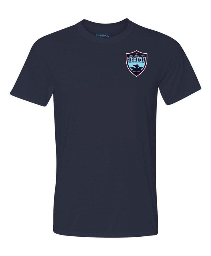 Mississippi Reign Short-Sleeve T-Shirt MS Reign Navy Mens Small - Third Coast Soccer