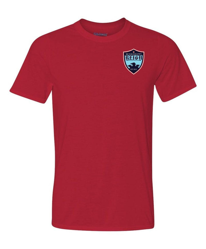 Mississippi Reign Short-Sleeve T-Shirt MS Reign Red Mens Small - Third Coast Soccer