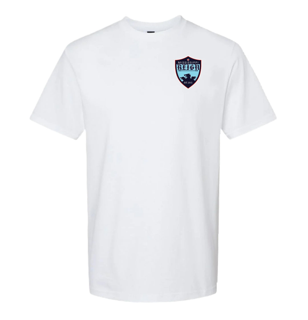 Mississippi Reign Short-Sleeve T-Shirt MS Reign White Mens Small - Third Coast Soccer