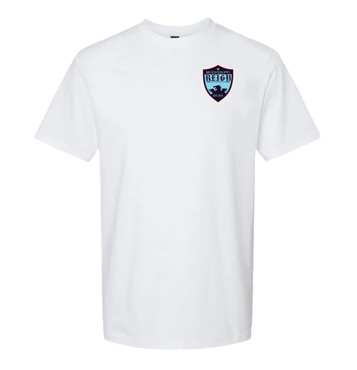 Mississippi Reign Short-Sleeve T-Shirt MS Reign White Mens Small - Third Coast Soccer