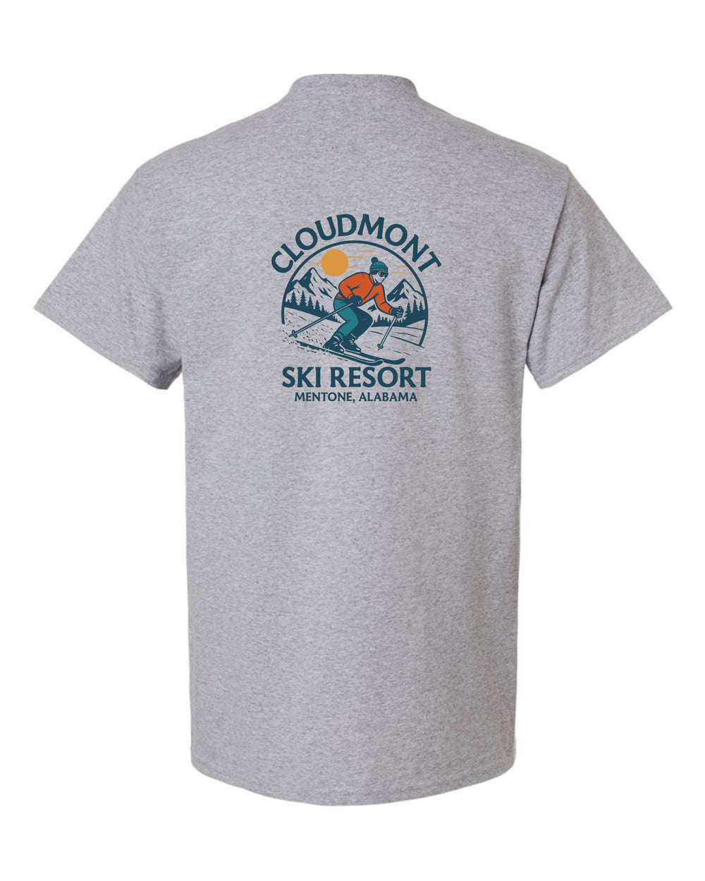 Cloudmont Ski Resort Short-Sleeve T-Shirt (No Front Pocket) Cloudmont Ski Resort - Third Coast Soccer