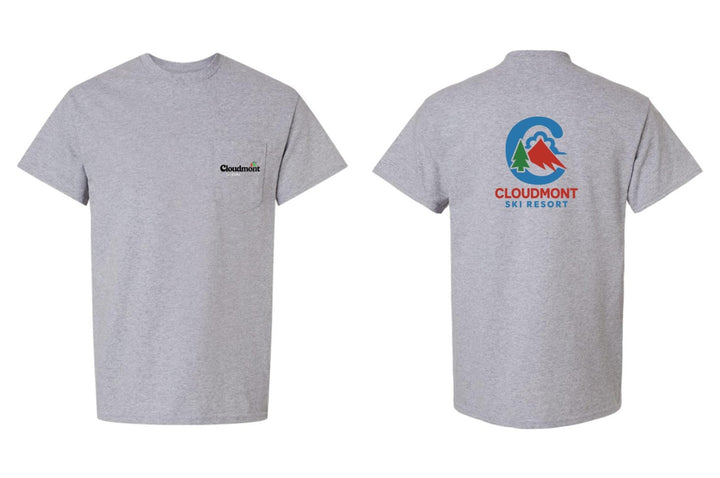 Cloudmont Ski Resort Short-Sleeve Pocket T-Shirt C CSR Sport Grey Youth Small - Third Coast Soccer