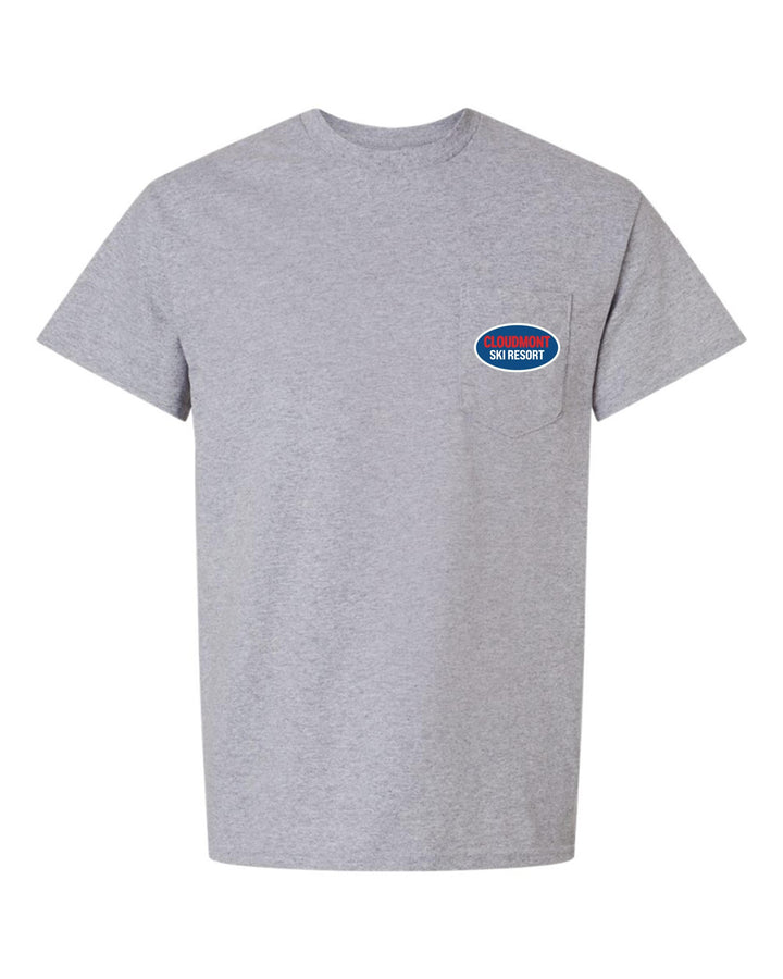 Cloudmont Ski Resort Short-Sleeve Pocket T-Shirt Cloudmont Ski Resort - Third Coast Soccer