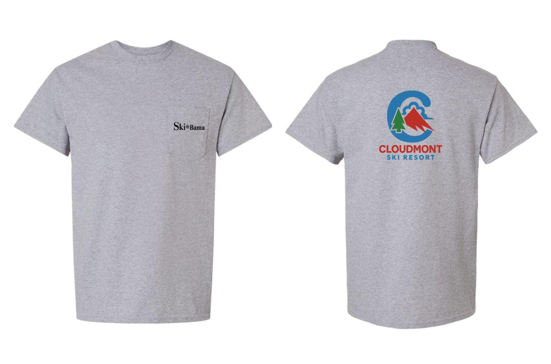 Cloudmont Ski Resort Short-Sleeve Pocket T-Shirt C CSR Sport Grey Youth Small - Third Coast Soccer